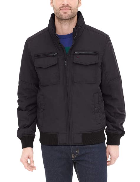 tommy hilfiger waterproof bomber jacket